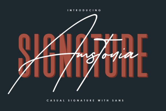 Amstonia Signature: The Duo Typeface That Elevates Campaign Visuals