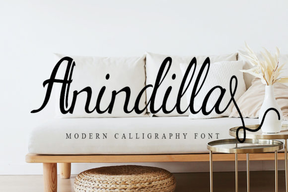Anindilla: A Delicate Script Font for Editorial and Lifestyle Design