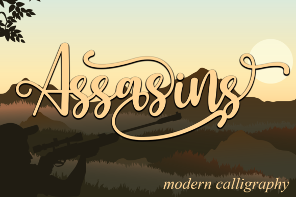 Assasins: A Handwritten Typeface for Editorial Design