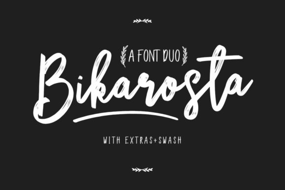 Bikarosta: The Brushed Handwritten Typeface for Artisan Branding