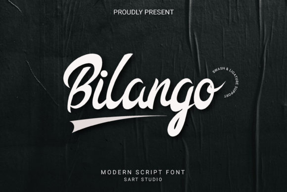 Bilango: The Modern Script Typeface for Editorial Design