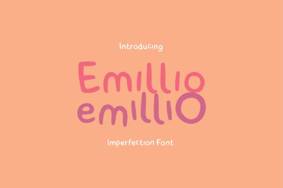 Emillio: A Quirky Script Font for Authentic Editorial Design