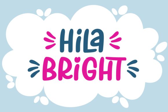 Hila Bright: A Joyful Handwritten Typeface for Creative Brands