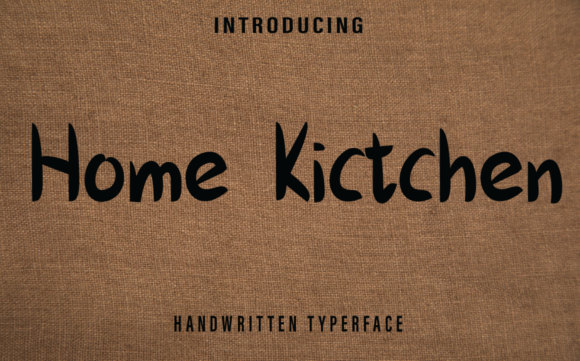 Home Kitchen: The Minimal Script Typeface for Handmade Brands
