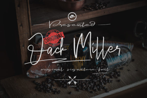 Jack Miller Typeface: A Delicate Handwritten Font for Modern Branding