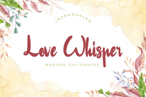 Love Whisper Typeface: Elevating Digital Brand Identity
