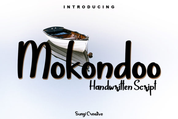 Mokondoo: A Handwritten Script Font for Authentic Brand Identity