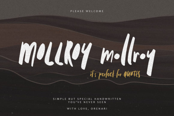 Mollroy: The Handwritten Typeface for Scroll-Stopping Social Graphics