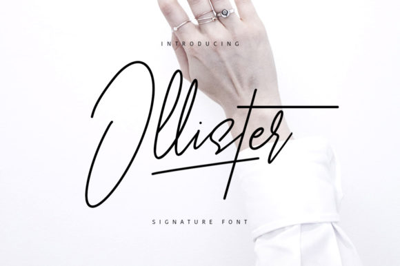Ollister: A Handwritten Typeface for Authentic Campaign Design