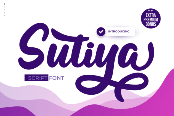 Sutiya: A Charming Script Font for Editorial Design and Branding
