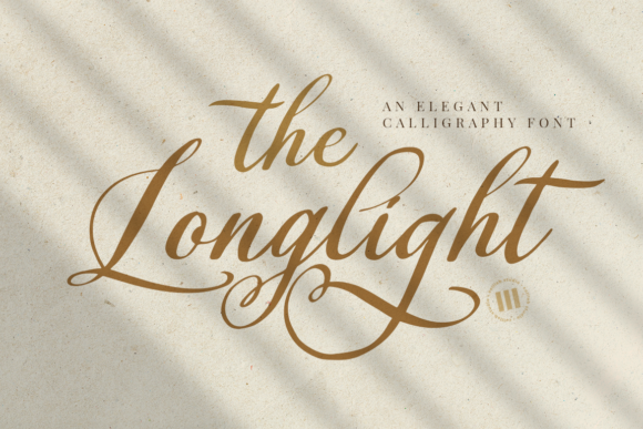 The Longlight Typeface: A Delicate Script for Romantic Branding