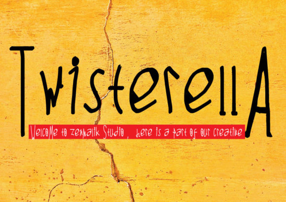Twisterella: A Modern Script Typeface for Editorial Design