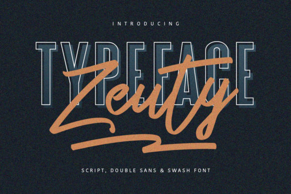Zeuty Typeface: Elevating Brand Identity with a Versatile Duo Font
